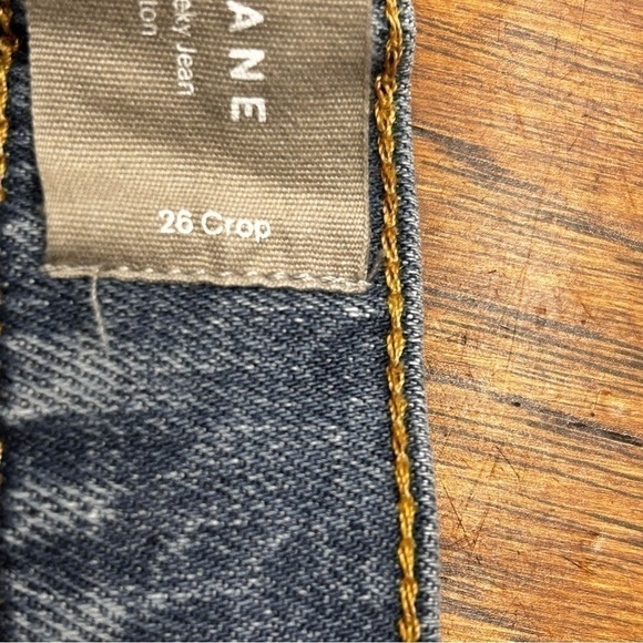 Everlane women’s the original cheek Jean organic cotton 26 crop jeans - Picture 6 of 8